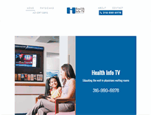 Tablet Screenshot of healthinfotv.com